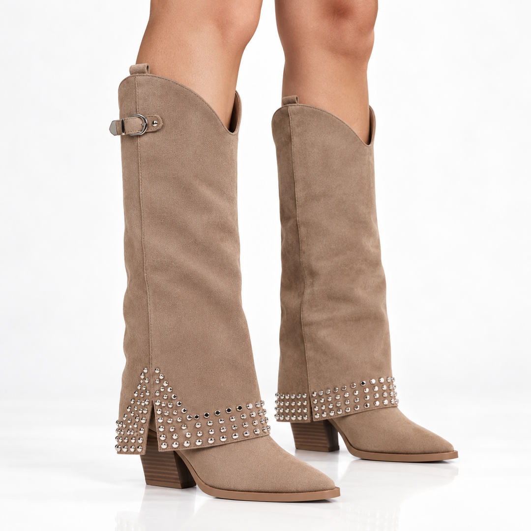 Dixie Studded Western Boots