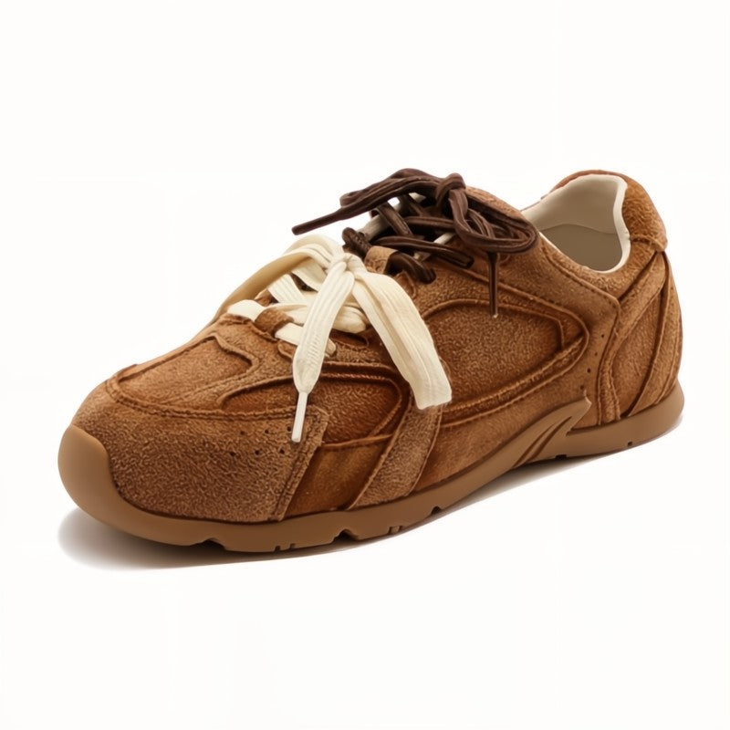 Duo Laced Suede Sneakers - London Lake