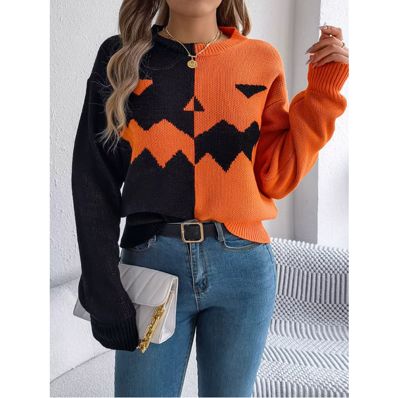 Pumpkin Knit Sweater - London Lake