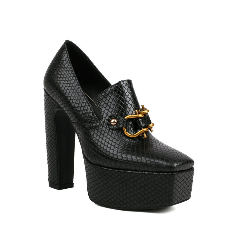 Milano Bit Platform Heels - London Lake