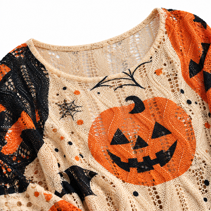 Midnight Harvest Crochet Sweater