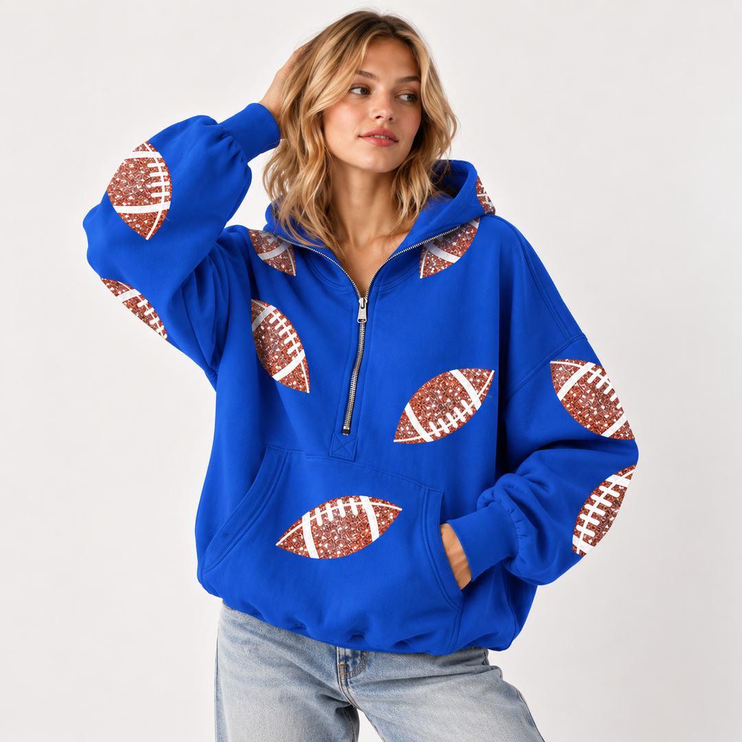 Peyton Sequin Game Day Hoodie