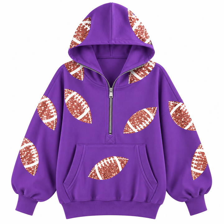 Peyton Sequin Game Day Hoodie