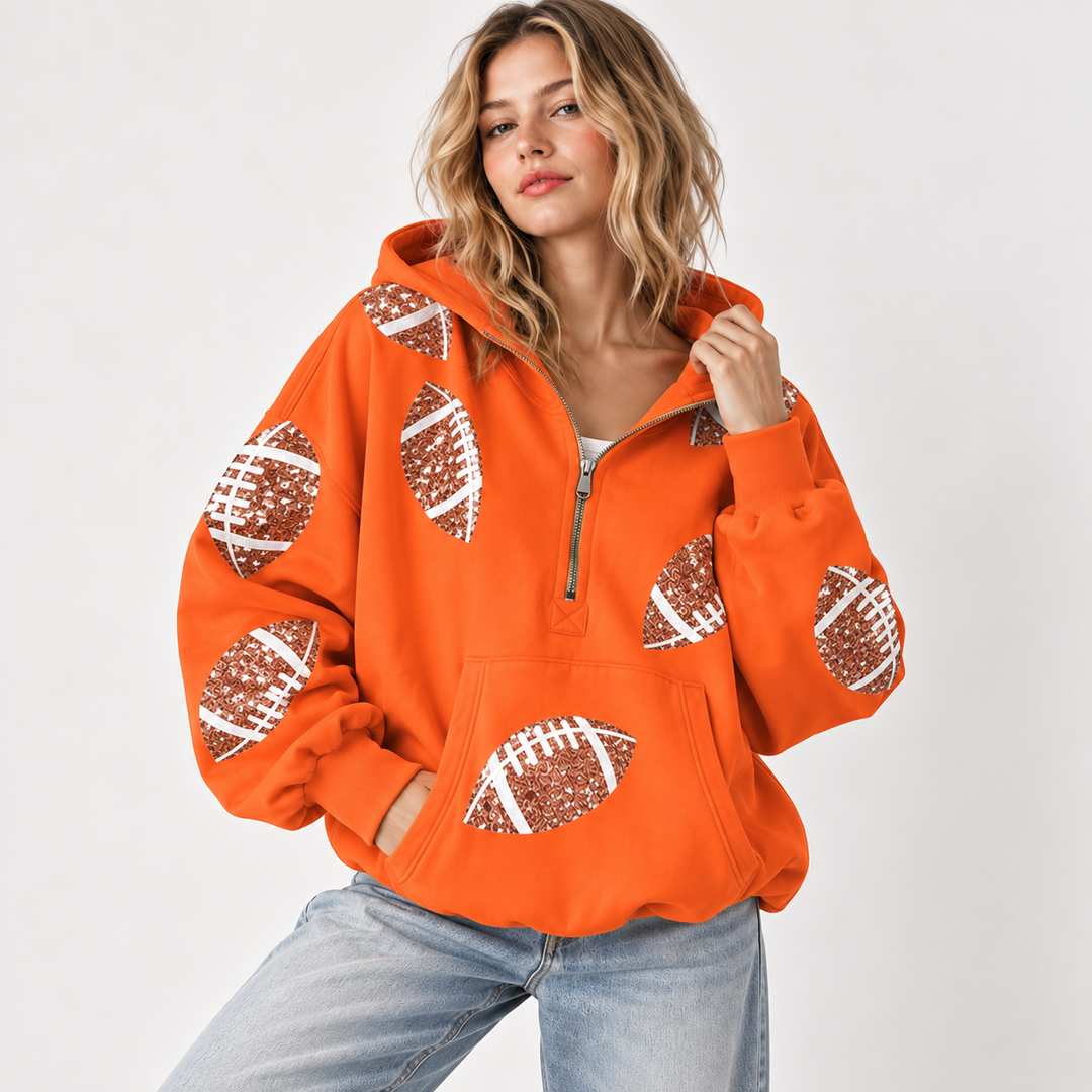 Peyton Sequin Game Day Hoodie