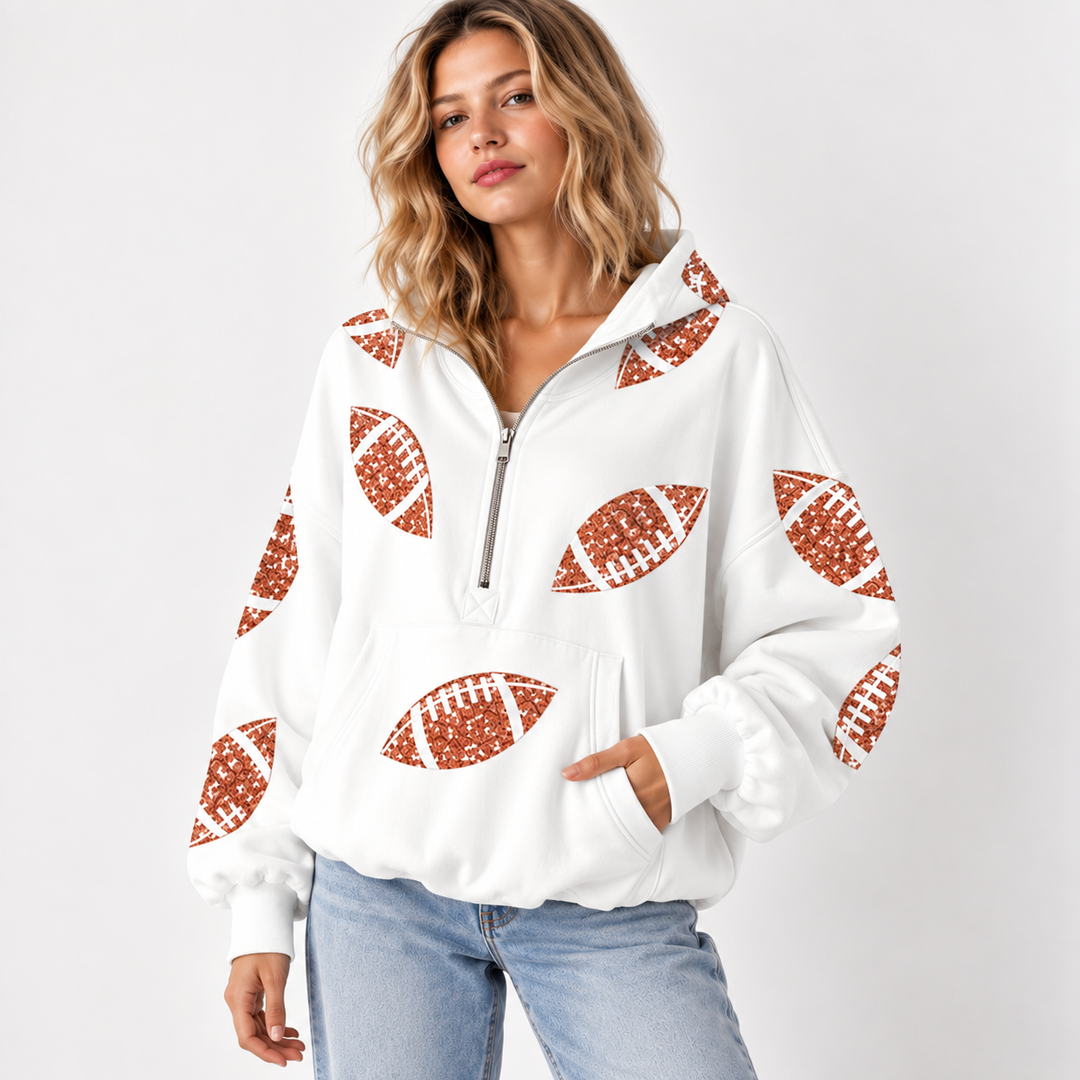 Peyton Sequin Game Day Hoodie